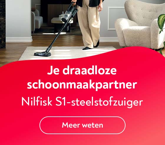 Nilfisk S1-steelstofzuiger: Je draadloze schoonmaakpartner