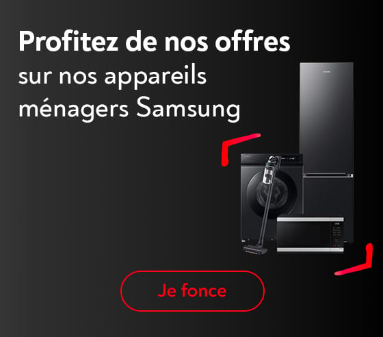 Profitez de nos offres sur les appareils mnagers Samsung