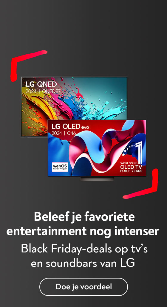 Black Friday-deals op tvs en soundbars van LG