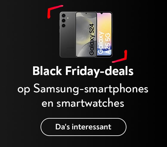 Black friday-deals op Samsung-smartphones en smartwatches