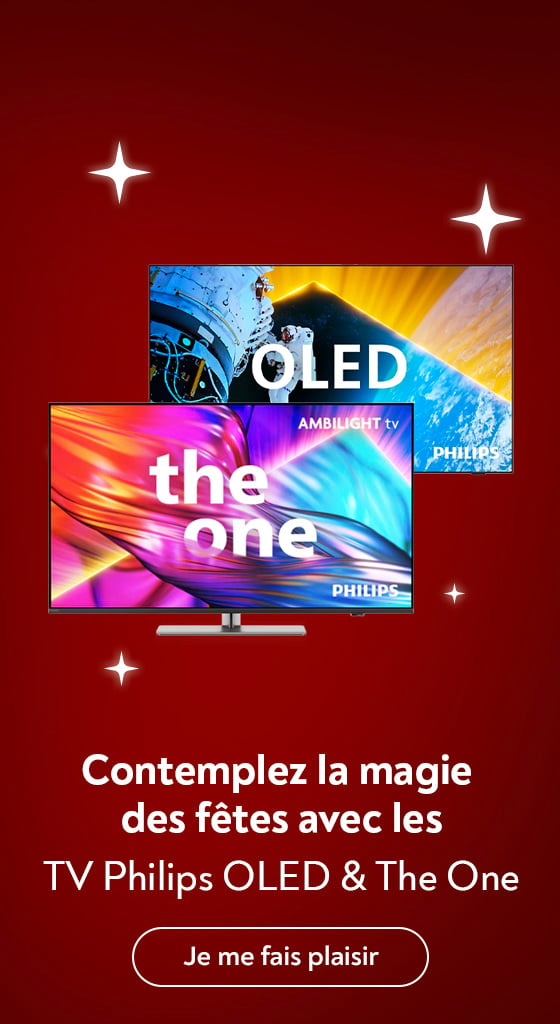 Contemplez la magie des ftes avec les TV Philips OLED & The One