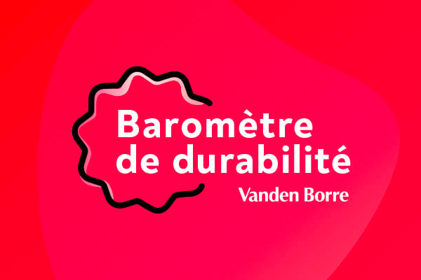 Le logo du baromtre de durabilit de Vanden Borre