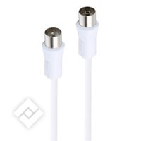 ACCSUP COAXCABLE 2M WHITE