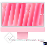 APPLE iMac 24 (2024) M4 8-core GPU 256Go Rose