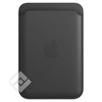 APPLE IPHONE LEATHER WALLET WITH MAGSAFE - SADDLE BLACK