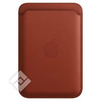 APPLE IPH LEATHER WALLET UMBER