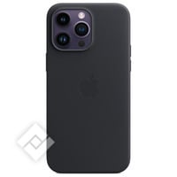 APPLE IPH14PROMAX LEATHER BLACK