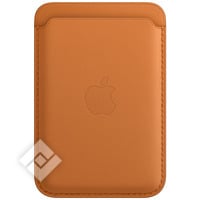 APPLE IPHONE LEATHER WALLET MAGSAFE - GOLDEN BROWN