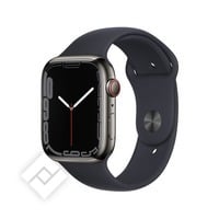 APPLE REFURBISHED WATCH SERIES 7 45MM LTE GRAPHITE STAINLESS STEEL A+