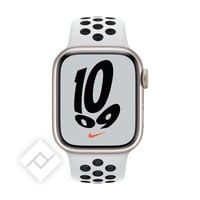 APPLE WATCH NIKE SERIES 7 GPS 41MM STARLIGHT ALU CASE WITH PURE PLATINUM/BLACK NIKE SPORT BAND REGULAR