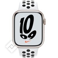 APPLE WATCH NIKE SERIES 7 GPS 45MM STARLIGHT ALU CASE WITH PURE PLATINUM/BLACK NIKE SPORT BAND REGULAR