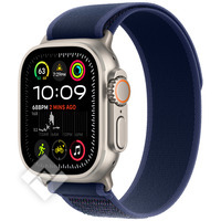 APPLE Watch Ultra 2 GPS + Cellular 49mm Botier en titane naturel , Boucle Trail bleu - M/L