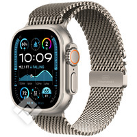 APPLE Watch Ultra 2 GPS + Cellular 49mm Natural Titanium Case with Natural Titanium Milanese Loop - L