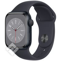 APPLE  WATCH SERIES 8 GPS 41MM MIDNIGHT ALUMINIUM CASE WITH MIDNIGHT SPORT BAND - REGULAR