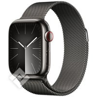 APPLE  WATCH SERIES9 GPS + CELLULAR 41MM GRAPHITE STAINLESS STEEL CASE WITH GRAPHITE MILANESE LOOP