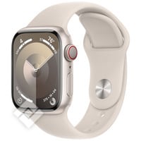 APPLE  WATCH SERIES9 GPS + CELLULAR 41MM STARLIGHT ALUMINIUM CASE WITH STARLIGHT SPORT BAND - S/M