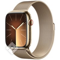 APPLE  WATCH SERIES9 GPS + CELLULAR 45MM GOLD STAINLESS STEEL CASE WITH GOLD MILANESE LOOP