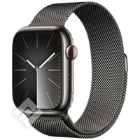 APPLE  WATCH SERIES9 GPS + CELLULAR 45MM GRAPHITE STAINLESS STEEL CASE WITH GRAPHITE MILANESE LOOP