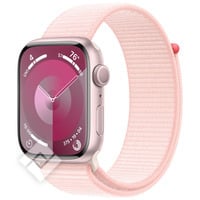 APPLE  WATCH SERIES 9 GPS 45MM PINK ALUMINIUM CASE WITH LIGHT PINK SPORT LOOP