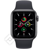 APPLE WATCH SE (2021) GPS 40MM SPACE GREY ALU, BLACK SPORT BAND