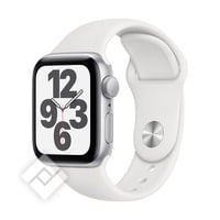 APPLE WATCH SE (2020) GPS 40MM SILVER ALU, WHITE SPORT BAND (MYDM2NF/A)