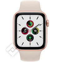 APPLE WATCH SE (2021) GPS 44MM GOLD ALU, WHITE SPORT BAND (MKQ53NF/A)