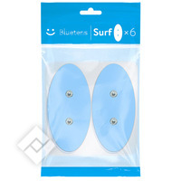 Bluetens PACK 6 ELECTRODES SURF FOR WIRELESS CLIP