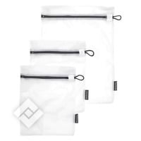 BRABANTIA  FILETS  LINGE EN 2 TAILLES - SET DE 3 - WHITE