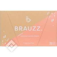 BRAUZZ LAUNDRY SHEET SCENT FREE