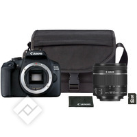 CANON EOS 2000D + EF-S 18-55MM F/3.5-5.6 DC III + BAG SB130 + SD 16GB