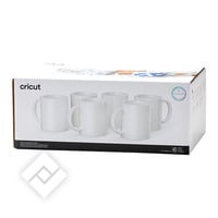 CRICUT MUG WHITE 350ML X6