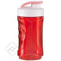 DOMO 300ML BLENDERBOTTLE RED