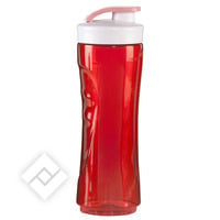 DOMO 600ML BLENDERBOTTLE RED