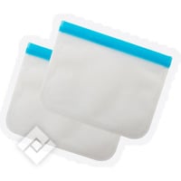 DOTZ SET OF 2 REUSABLE ZIPLOCK BAGS 1,3L