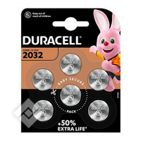 DURACELL CR2032 X6