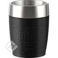 EMSA TRAVEL CUP 0.2L INOX/BLACK