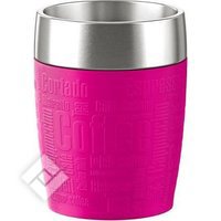 EMSA TRAVEL CUP 0.2L INOX/RASPBERRY