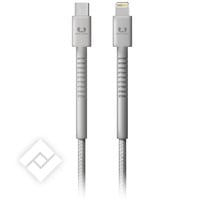 FRESH N REBEL USB-C-LIGHTNING 1.5M GREY