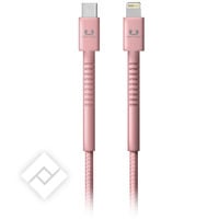 FRESH N REBEL USB-C-LIGHTNING 1.5M PINK