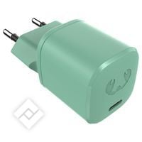 FRESH N REBEL USB-C MINI CHARGER 18W - MISTY MINT