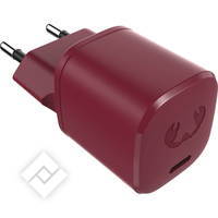 FRESH N REBEL USB-C MINI CHARGER 18W - RUBY RED