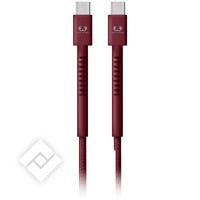 FRESH N REBEL USB-C-USB-C 3M RUBY RED