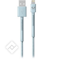 FRESH N REBEL USB - APPLE LIGHTNING CABLE 2M DYSKY BLUE