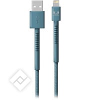 FRESH N REBEL USB - APPLE LIGHTNING CABLE 2M DIVE BLUE