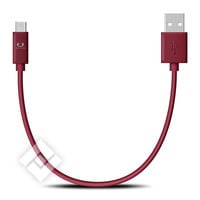 FRESH N REBEL USB-USB-C 0.2M RUBY RED