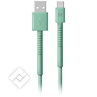 FRESH N REBEL USB-USB-C 1.5M MISTY MINT