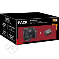 FUJIFILM PACK X-T30 NOIR + OBJECTIF XF 18-55 MM + 2E BATTERIE