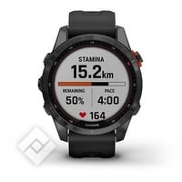 GARMIN FENIX 7S SOLAR SLATE GRAY BLACK BAND