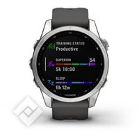 GARMIN Fenix 7S Stainless Steel Graphite Band