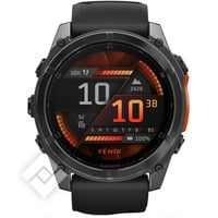 GARMIN FENIX 8 51MM AMOLED GLASS SLATEGRAY STEEL/BLACK